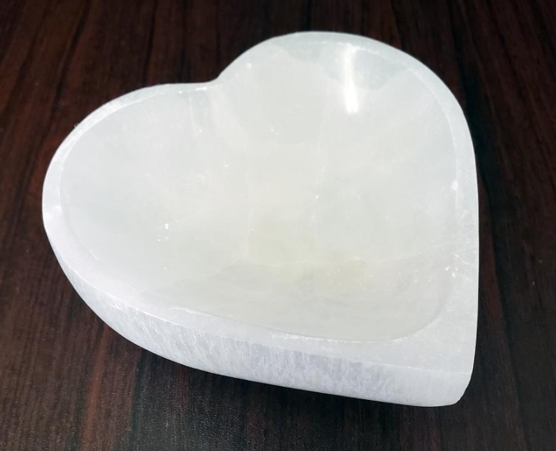 Toile Selenite Bowl