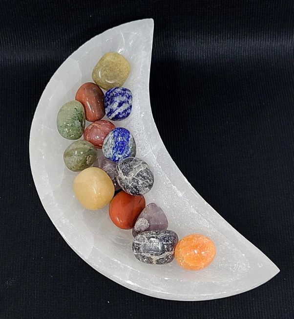 Toile Selenite Moon Bowl