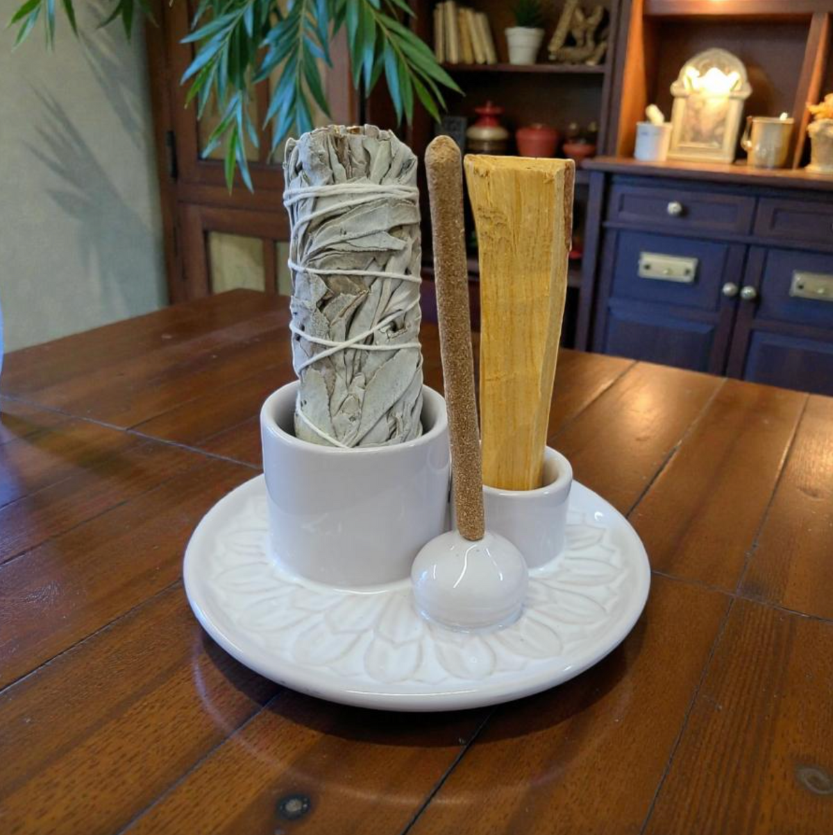 New Age Dust White Ceramic Burner