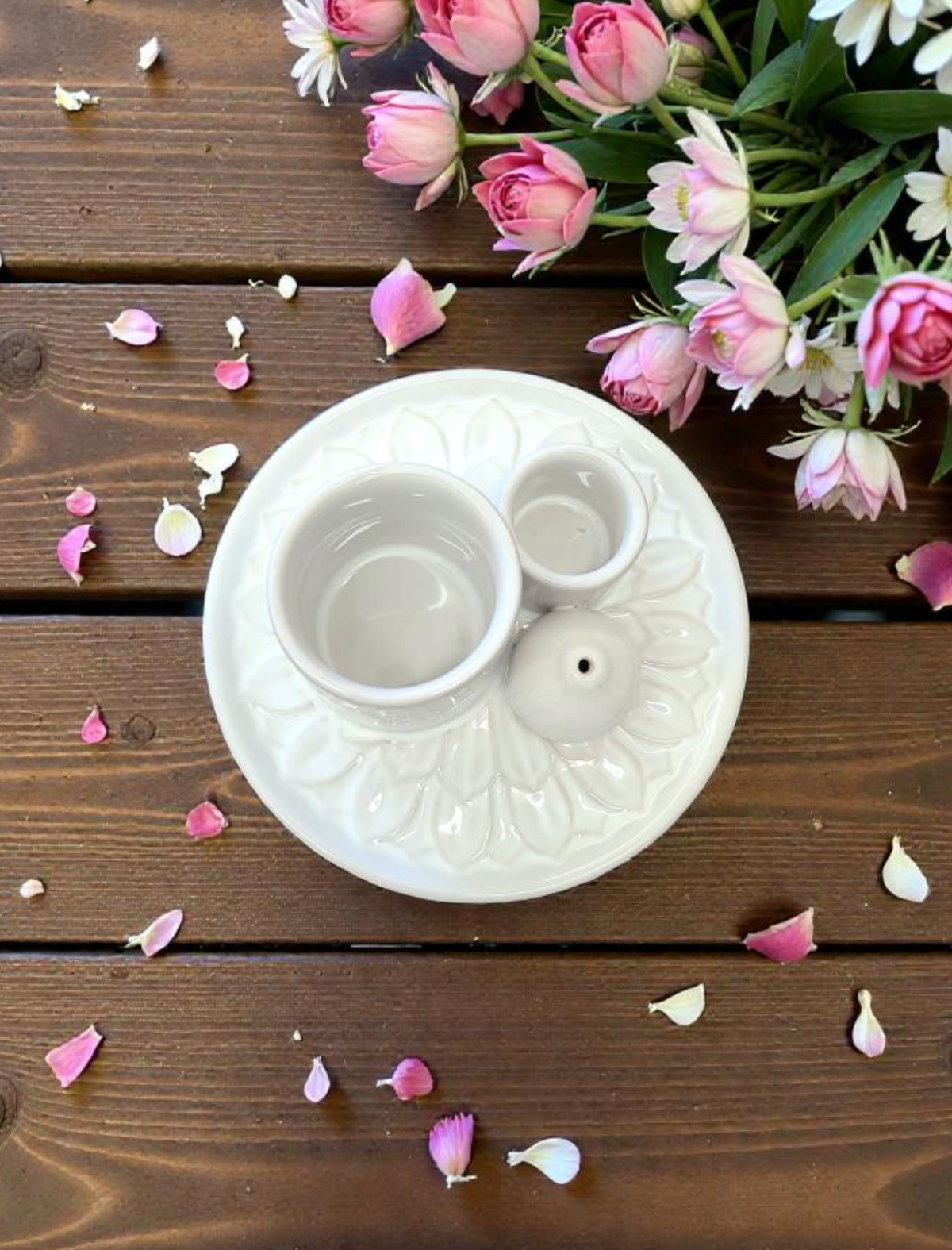 New Age Dust White Ceramic Burner