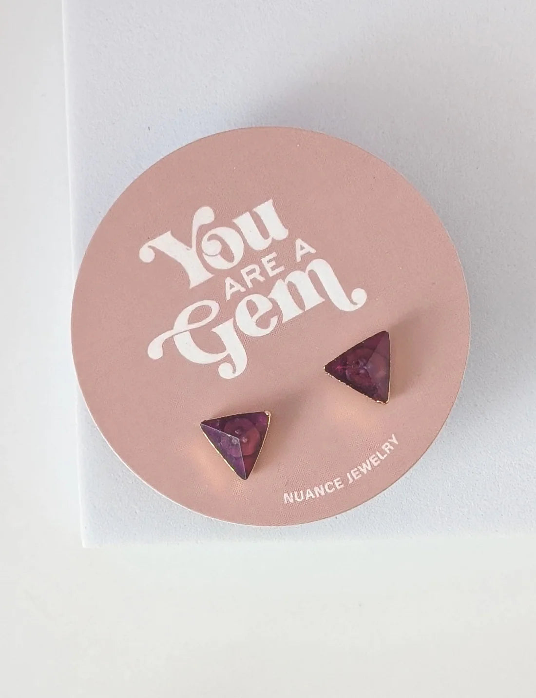 Nuance Triangle Point Post Earrings