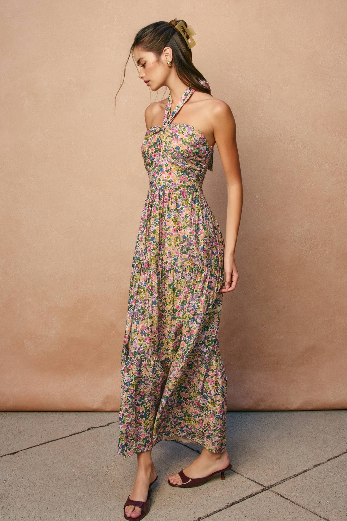 Dress Forum Floral Halter Sundress