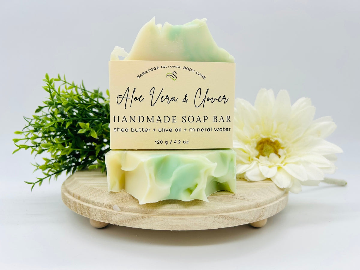 Natural Aloe Vera Clover Soap