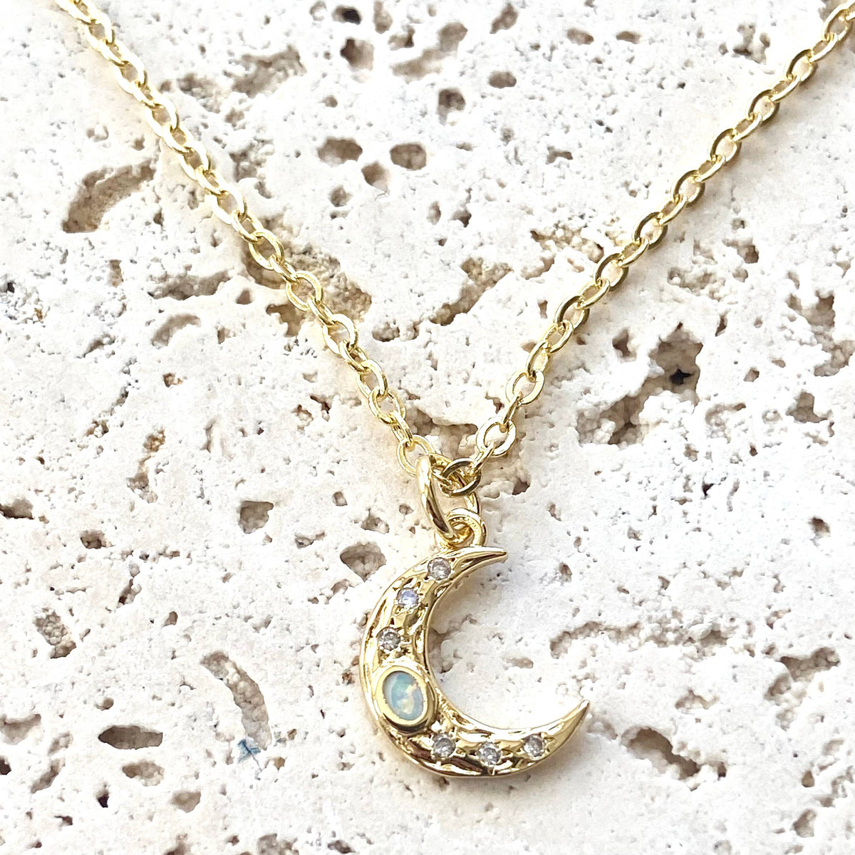 VB&CO Opalite Noon Necklace