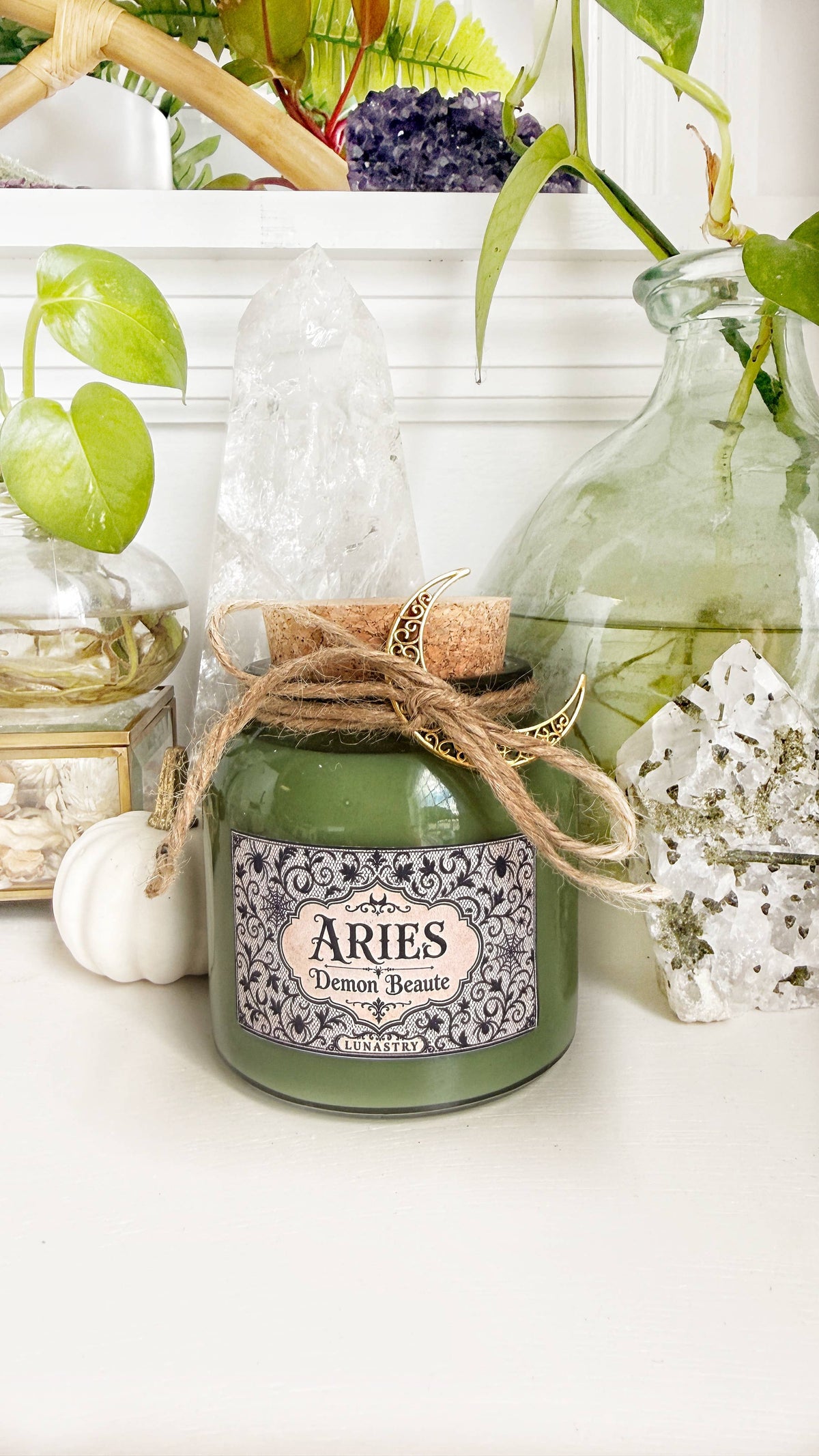 Lunastry Zodiac Halloween Candle
