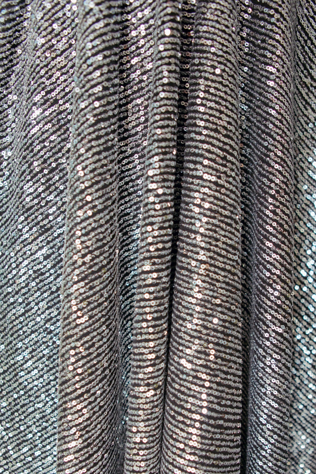 Jennafer Grace Gunmetal Sequin Kaftan Dress