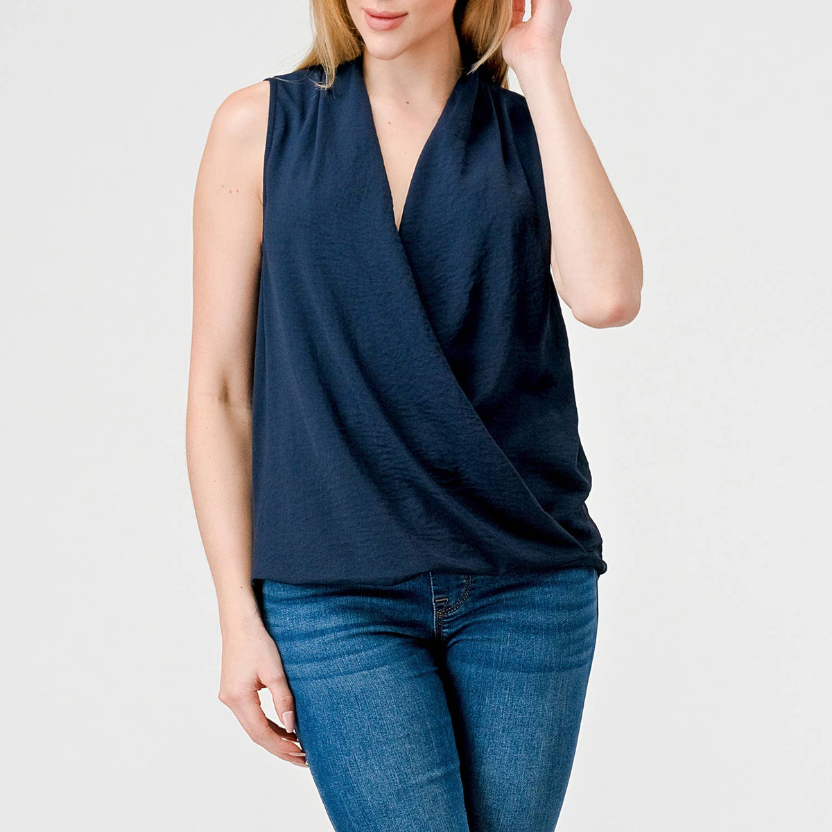 Heimious Surplice Woven Top