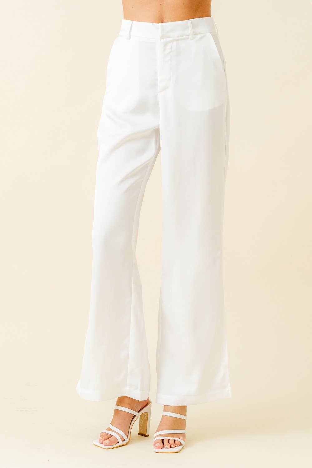 Fore Collection Satin Side Split Pants