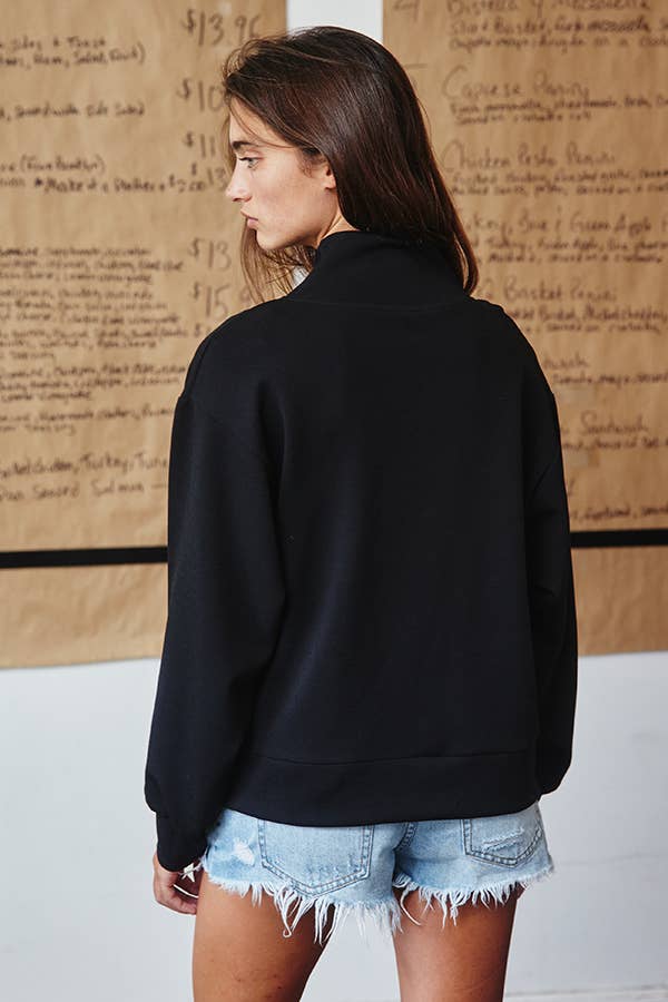 Bucketlist V-neck Zip-Front Jacket