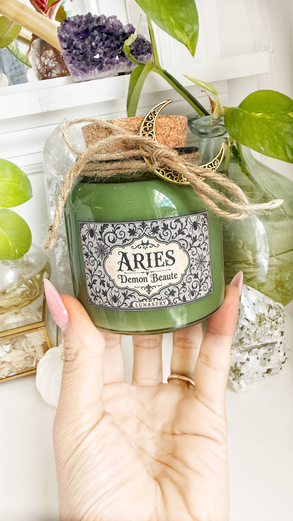 Lunastry Zodiac Halloween Candle