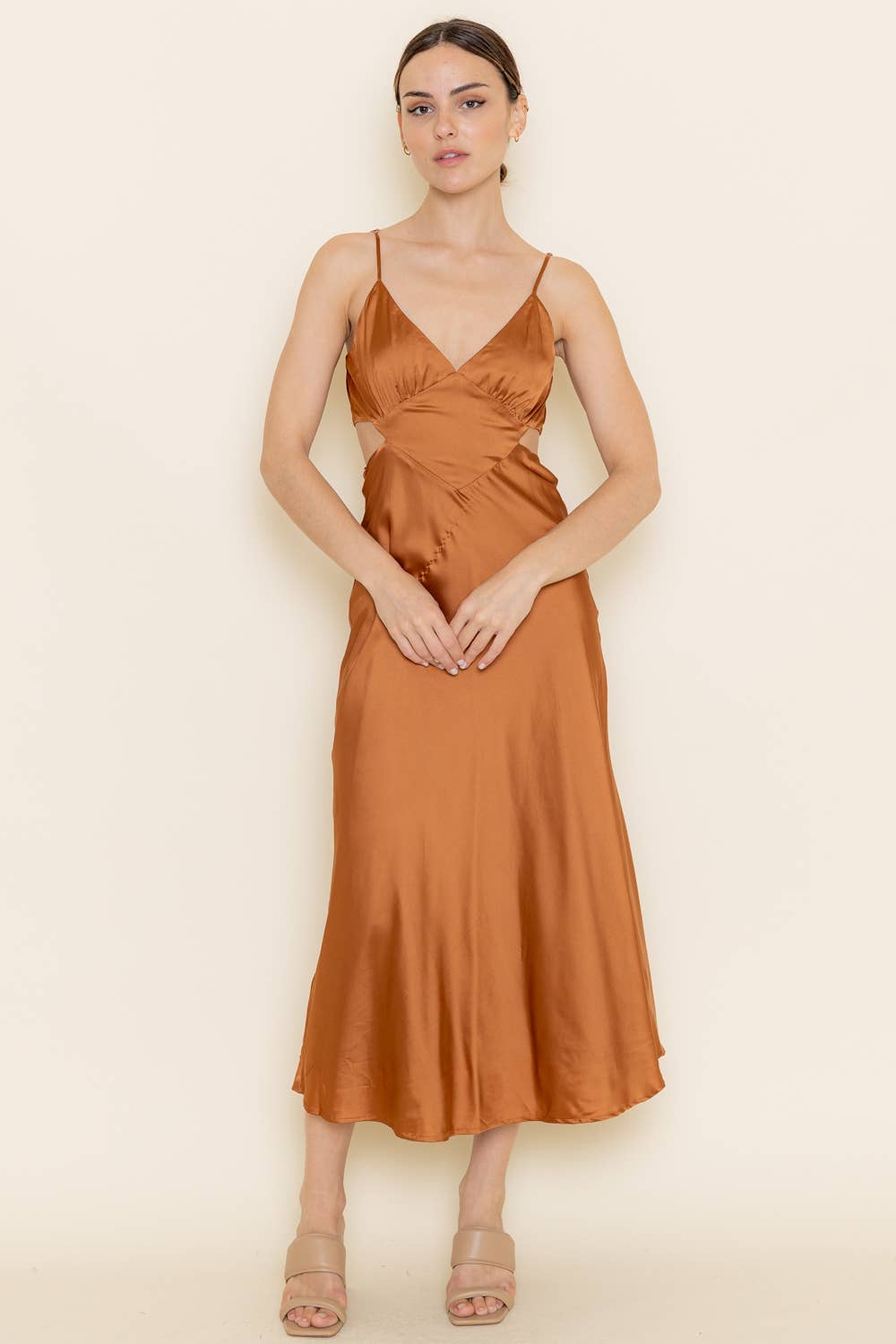 Fore Collection Cut-Out Dress