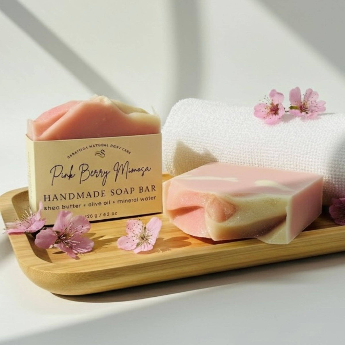 Saratoga Pink Berry Mimosa Soap