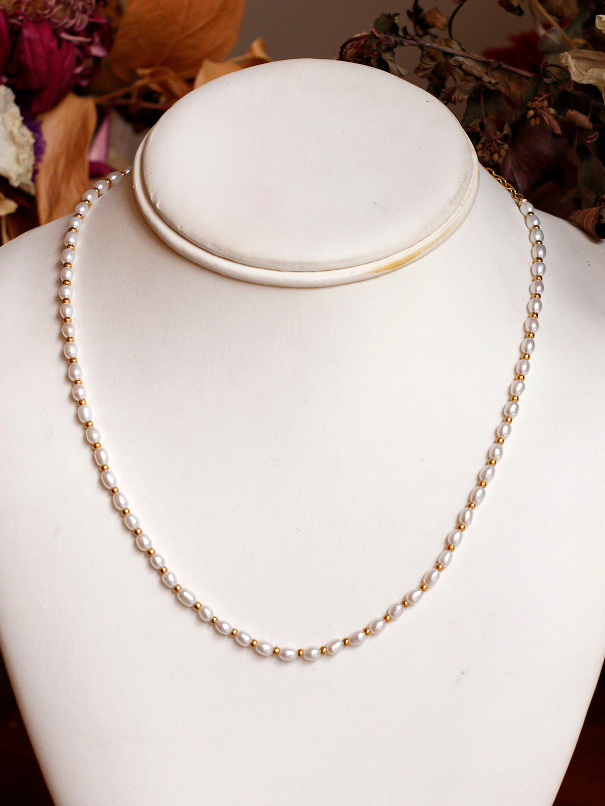Susan Rifkin Beaded Freshwater Pearl Necklace