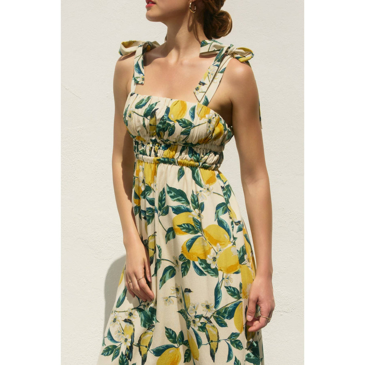 Dress Forum Vintage Lemonade Tie Maxi Dress