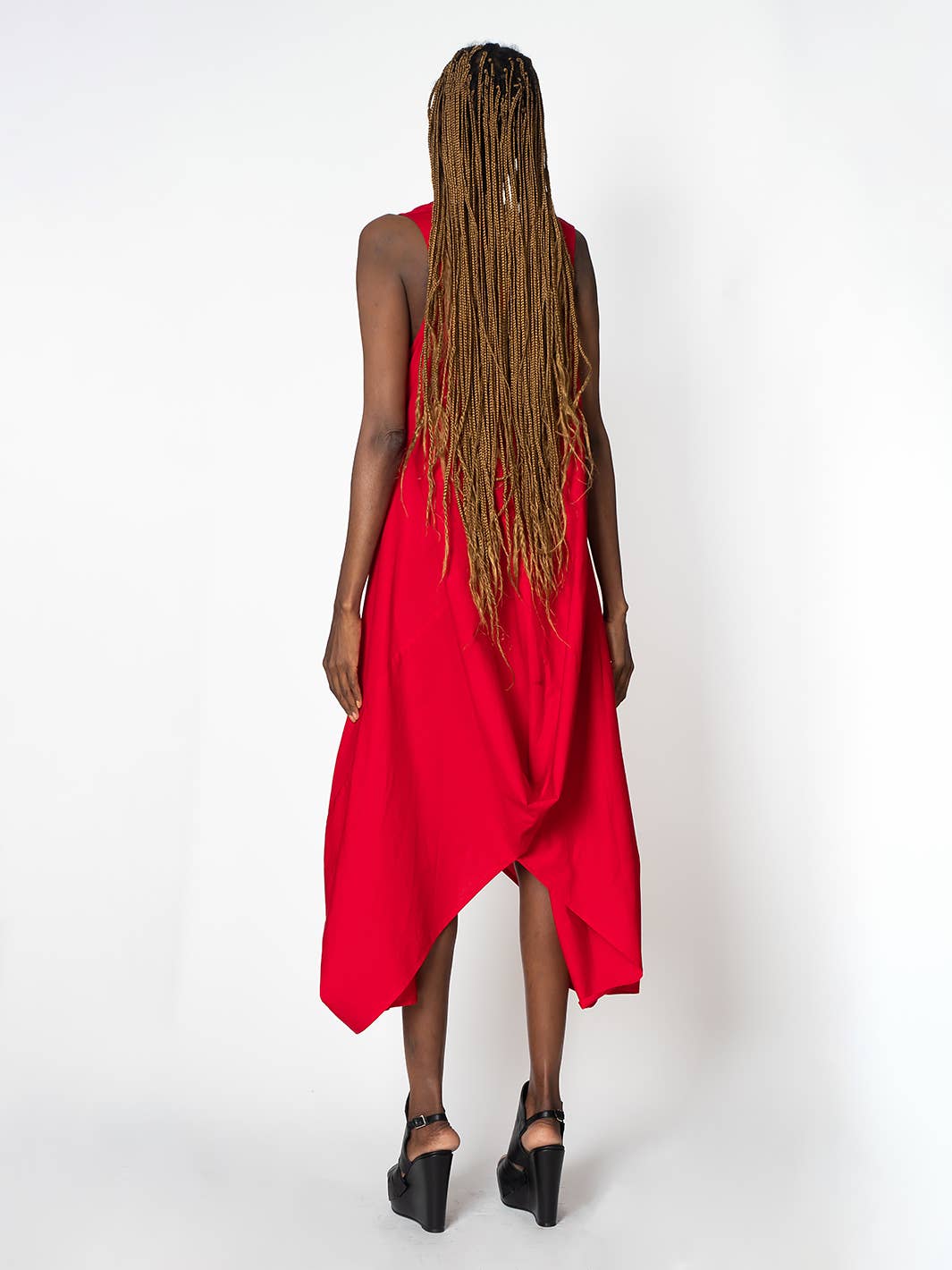Metamorphoza Asymmetric Sleeveless Dress