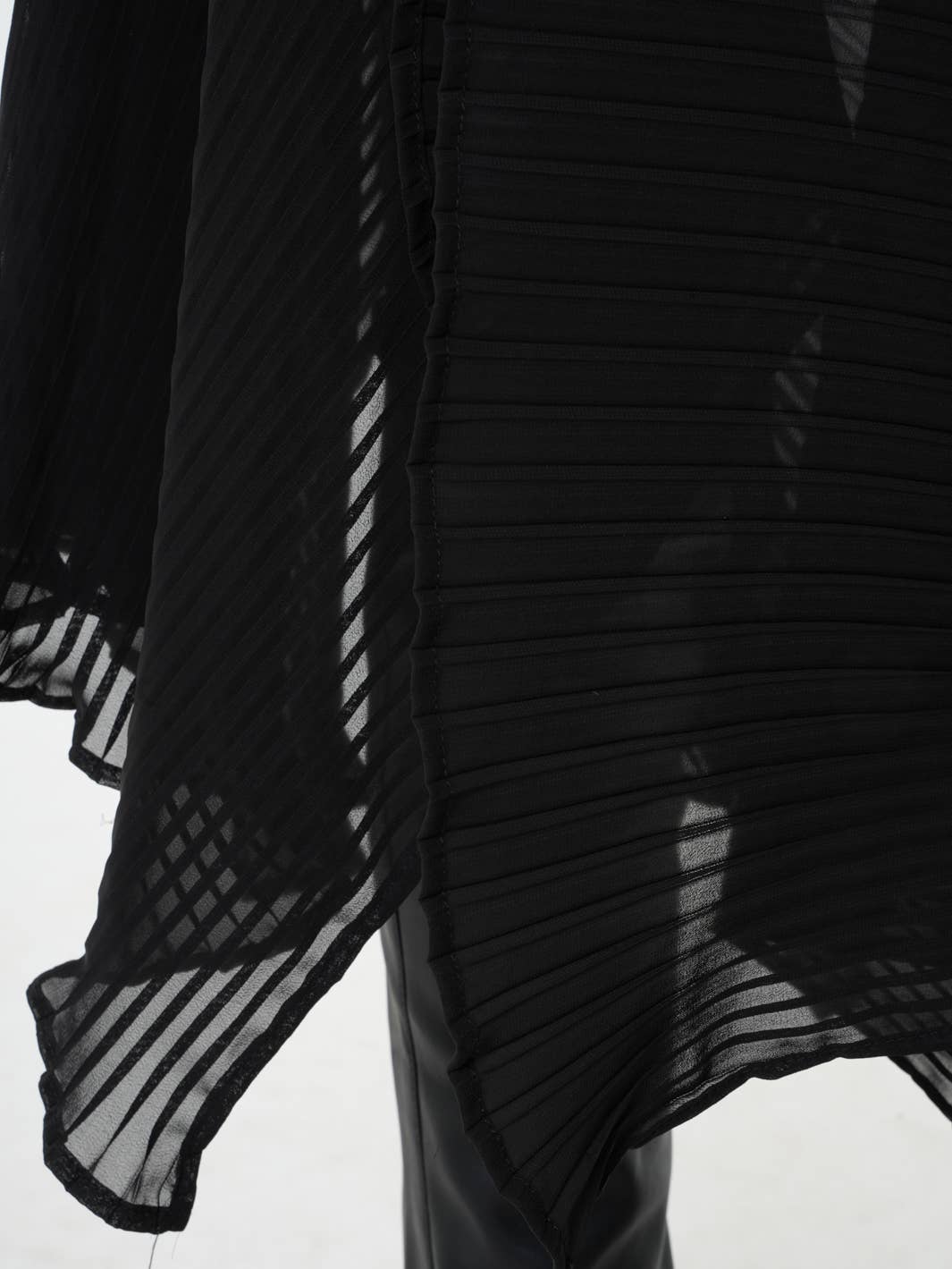 Metamorphoza Pleated Chiffon Dress