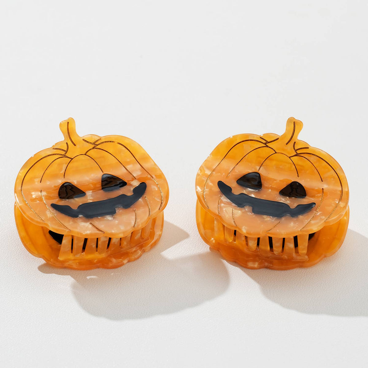 Jack O Lantern Claw Clip