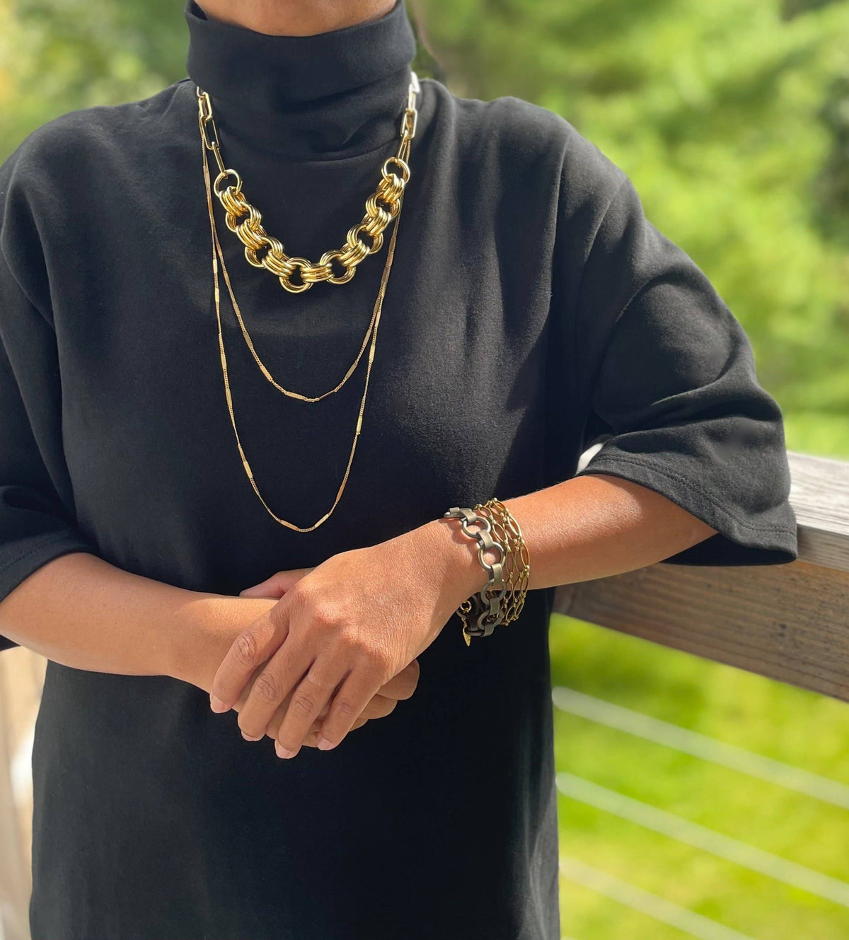 David Aubrey Gold Chain Necklace