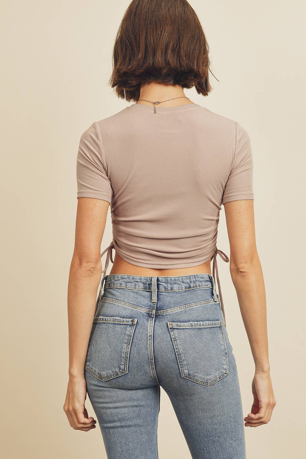 Dress Forum Drawstring Ruched Tee