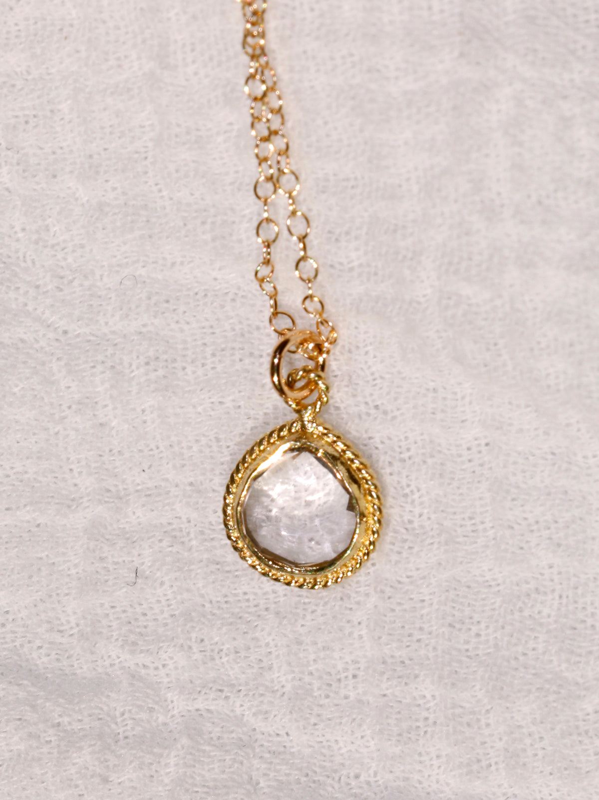 Susan Rifkin Gold Ornate Pendant - Teardrop (Multiple Colors!)