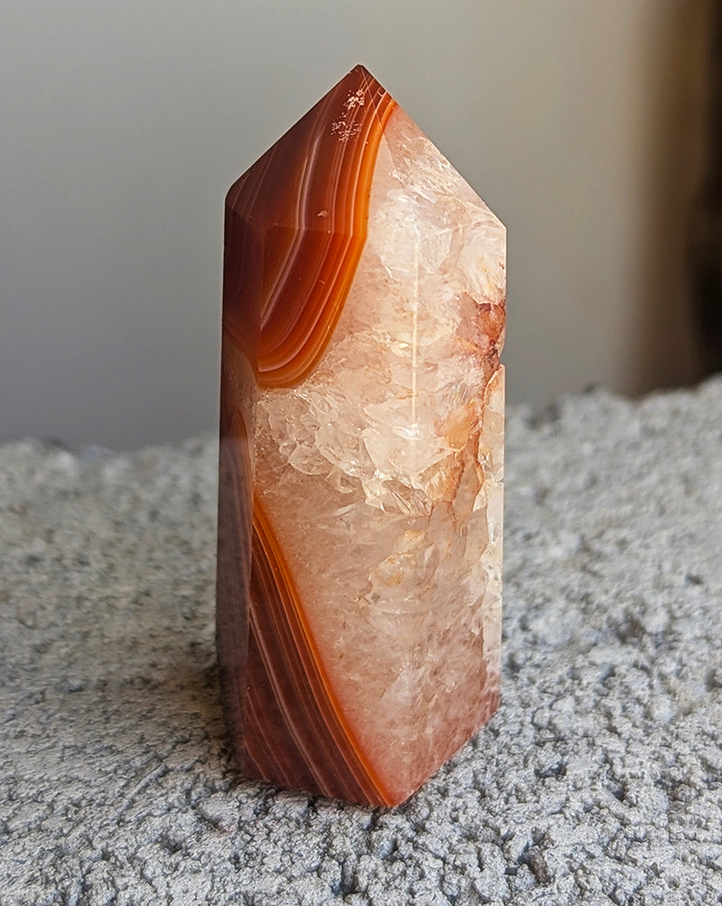 Witch's Way Carnelian Crystal Point