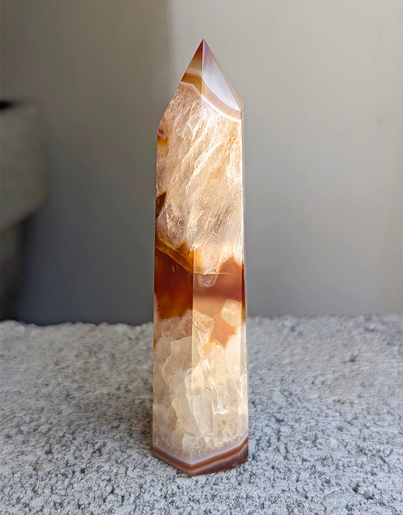 Witch's Way Carnelian Crystal Point