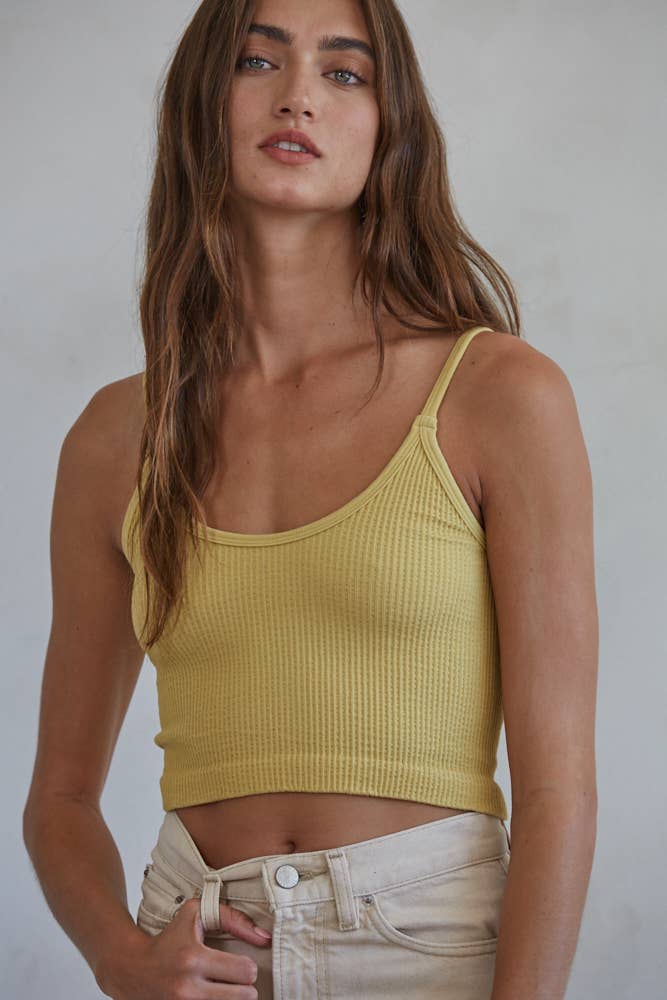 By Together Knit Ribbed Seamless Top