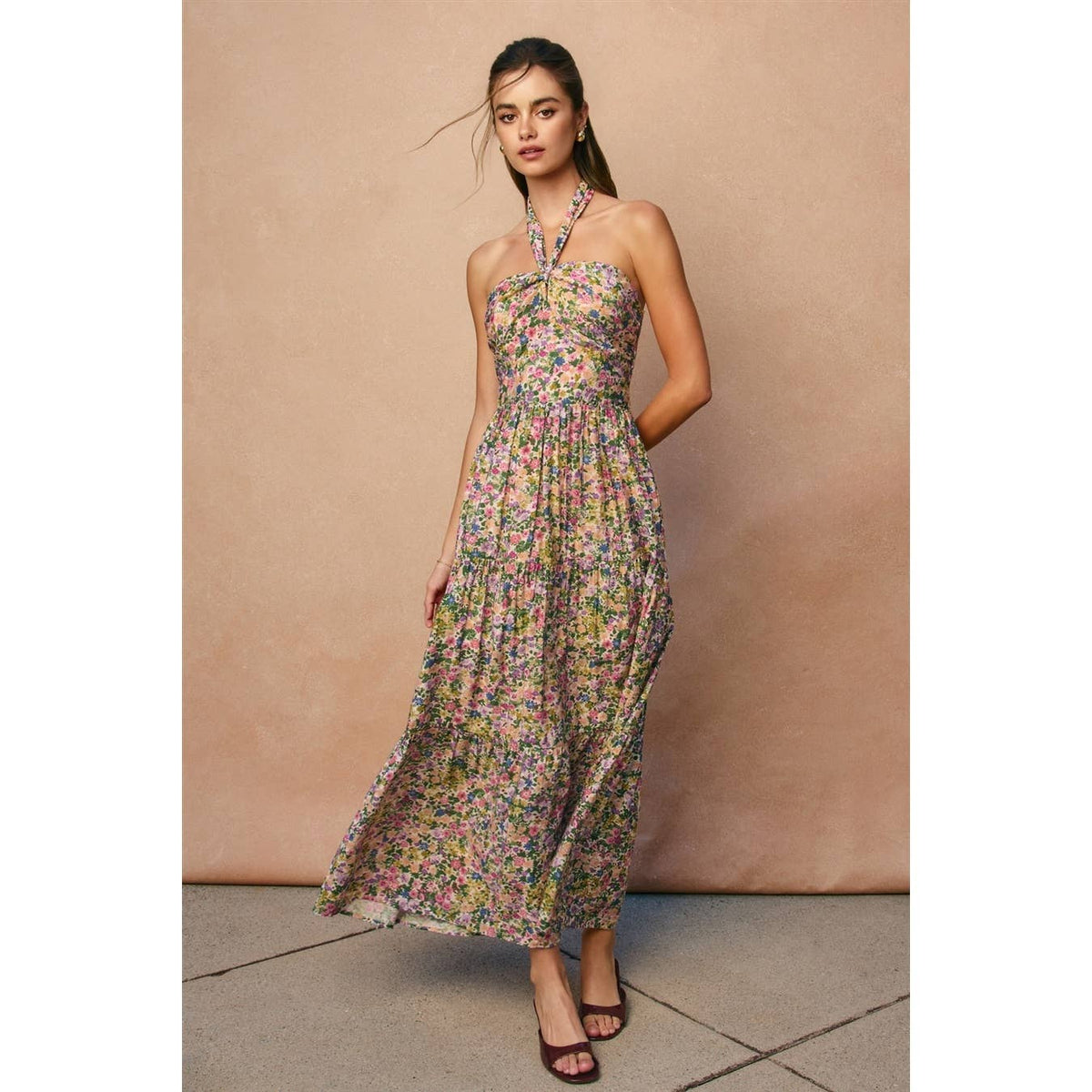 Dress Forum Floral Halter Sundress