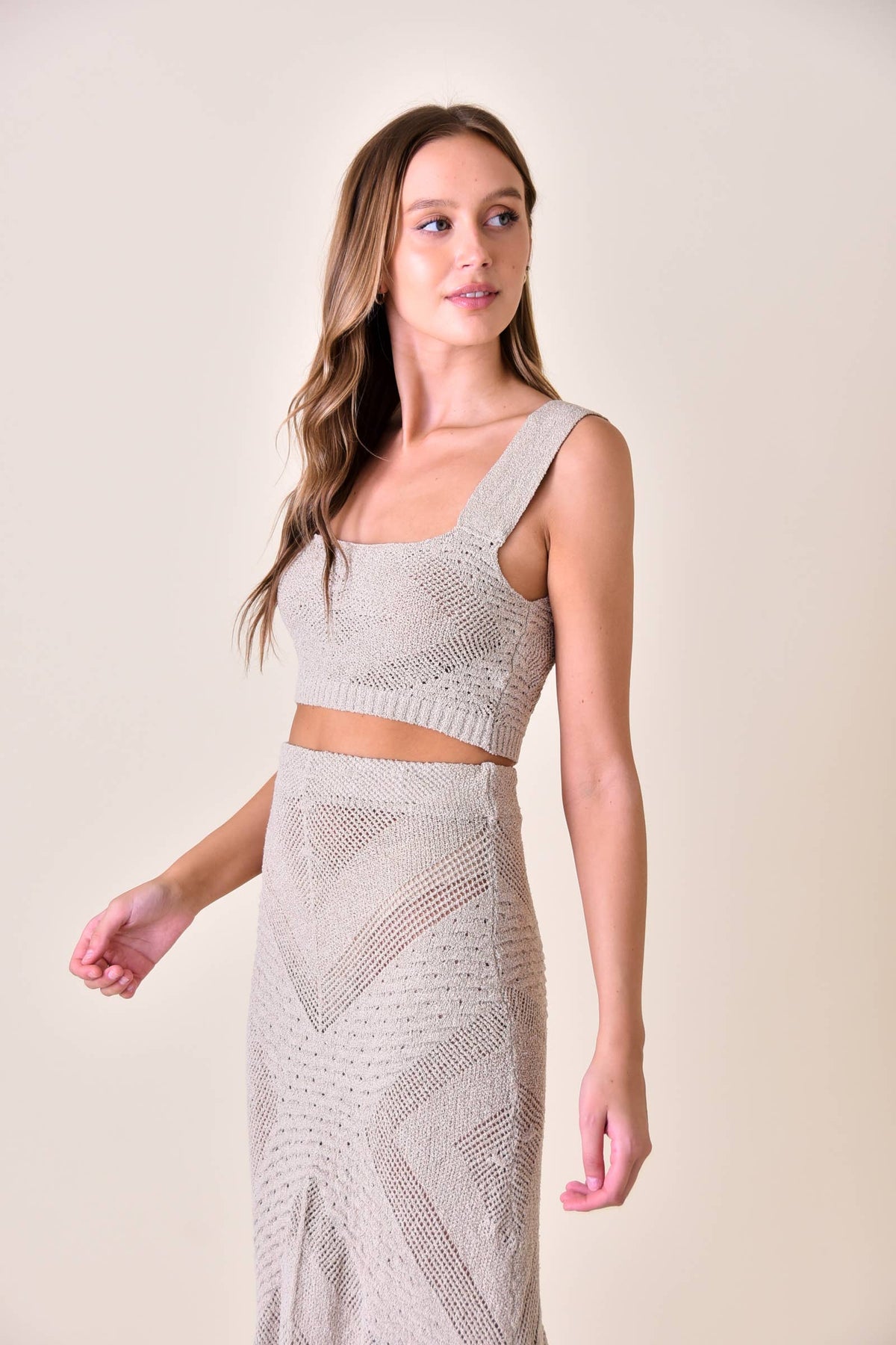 Fore Collection Knit Crop Top
