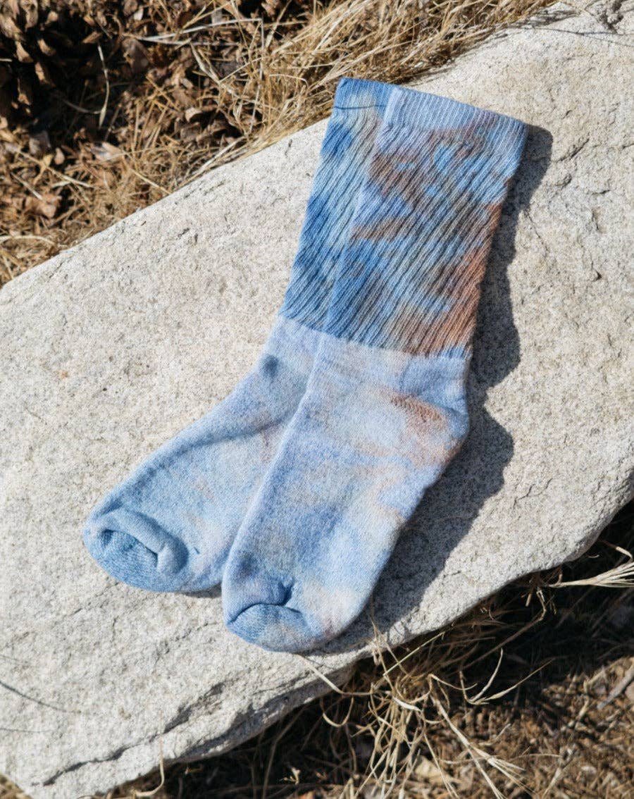 Mira Blackman Hand Dyed Organic Cotton Socks
