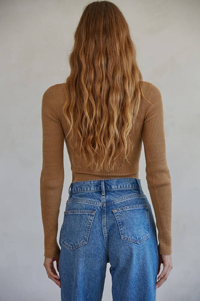 By Together Knit Ribbed Crop Top