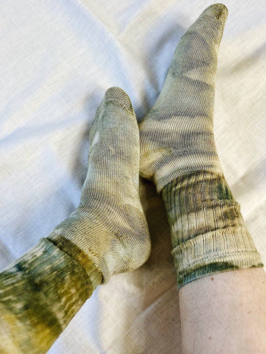 Mira Blackman Hand Dyed Organic Cotton Socks