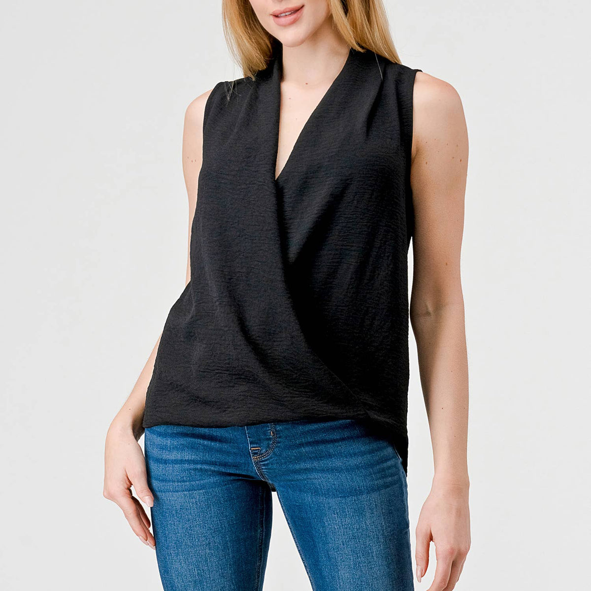 Heimious Surplice Woven Top