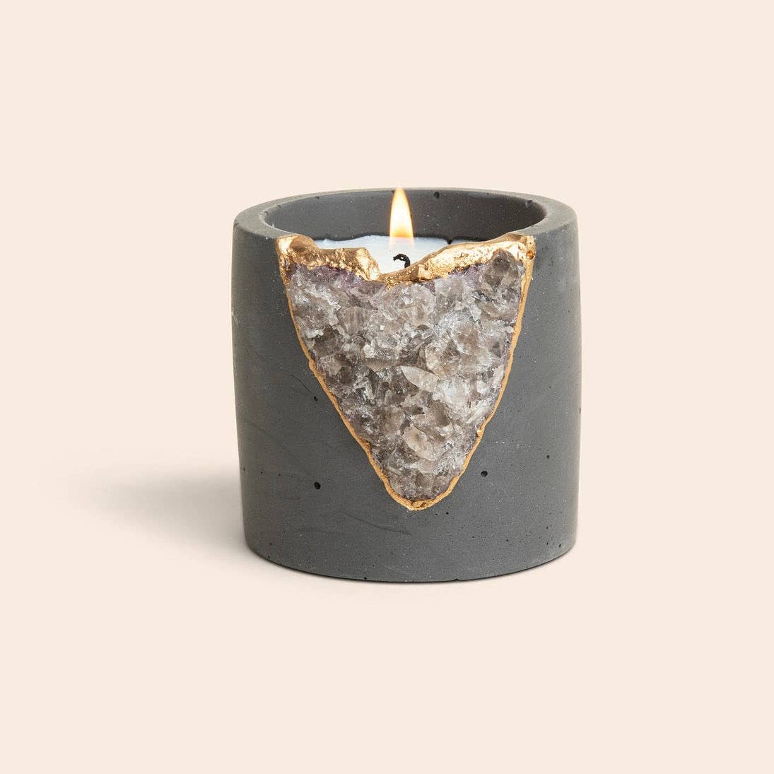 TB Fragrances Obsidian Smoke Geode Candle