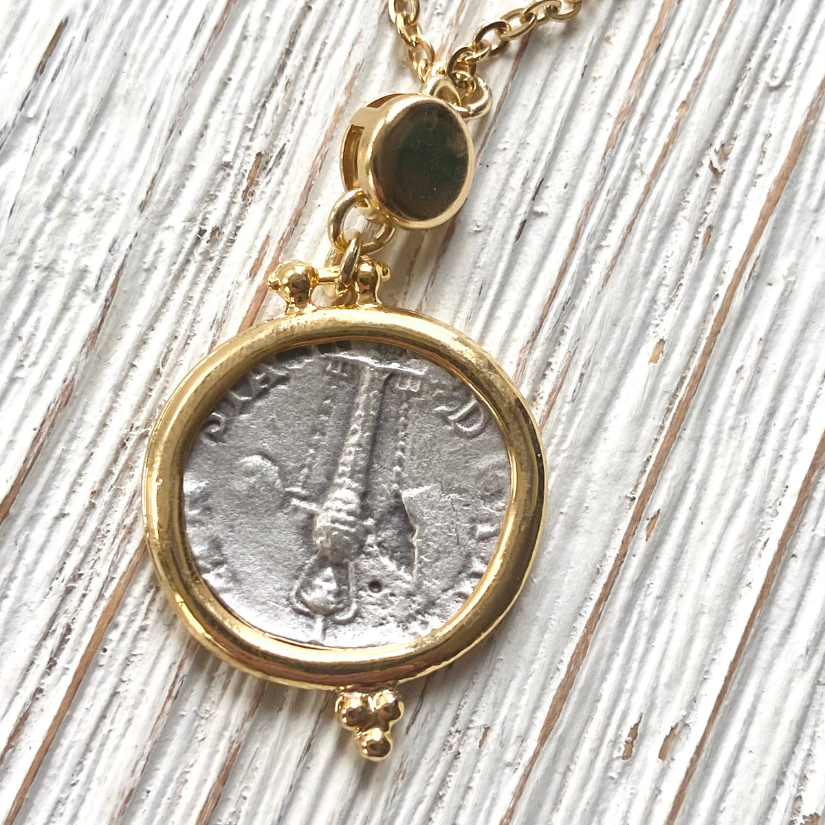 VB&CO Greek Coin Necklace