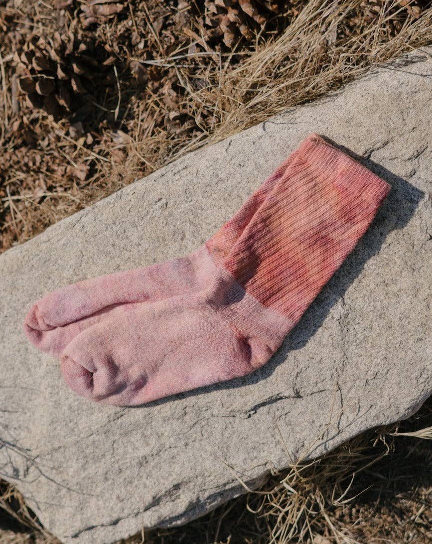 Mira Blackman Hand Dyed Organic Cotton Socks