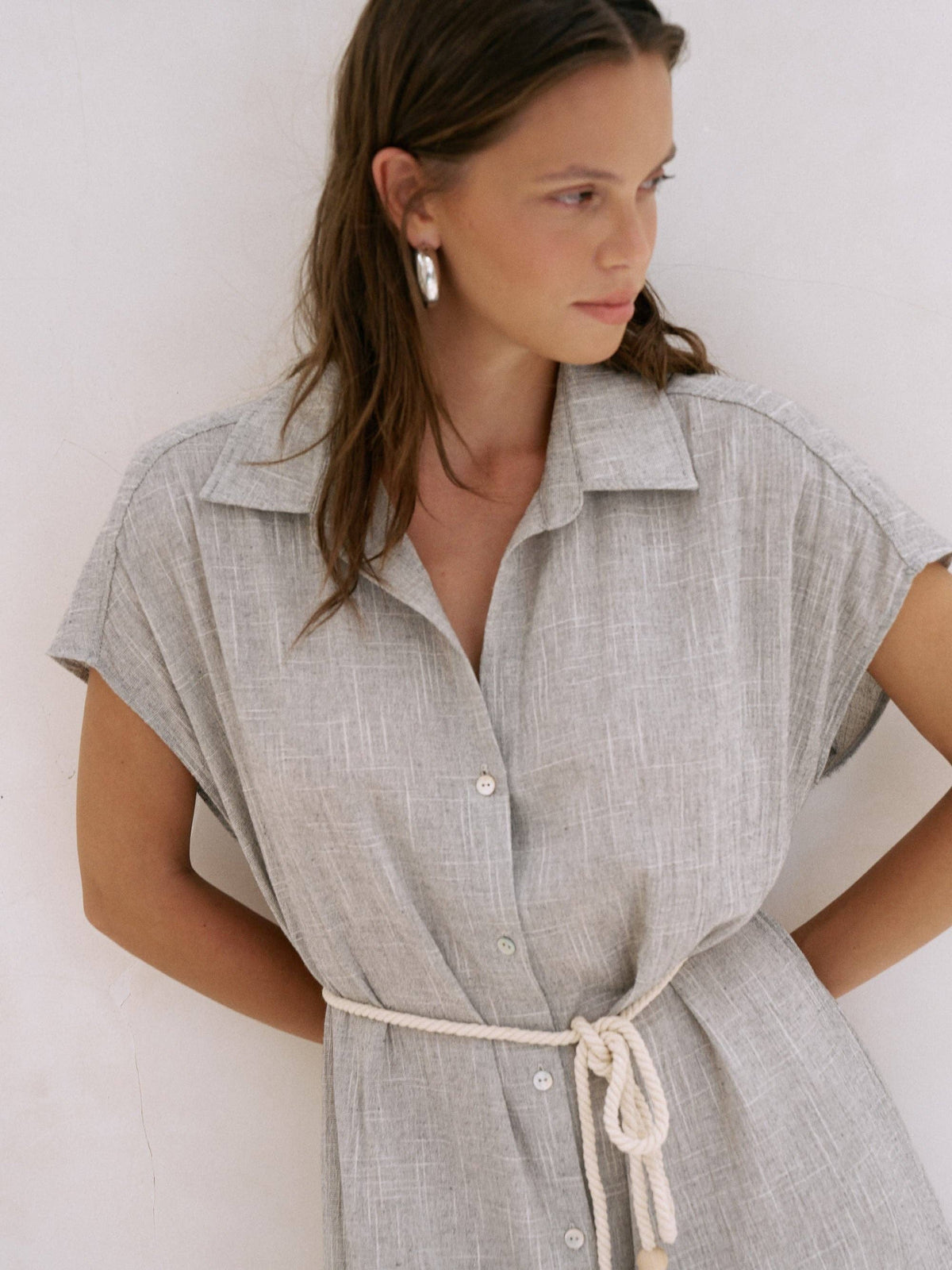 The Handloom Zaya Shirt Dress
