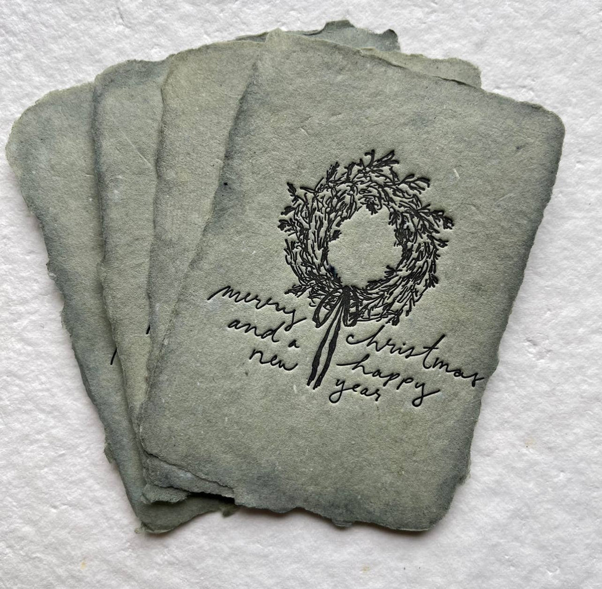 Farmette Petite Merry+Happy New Year Card