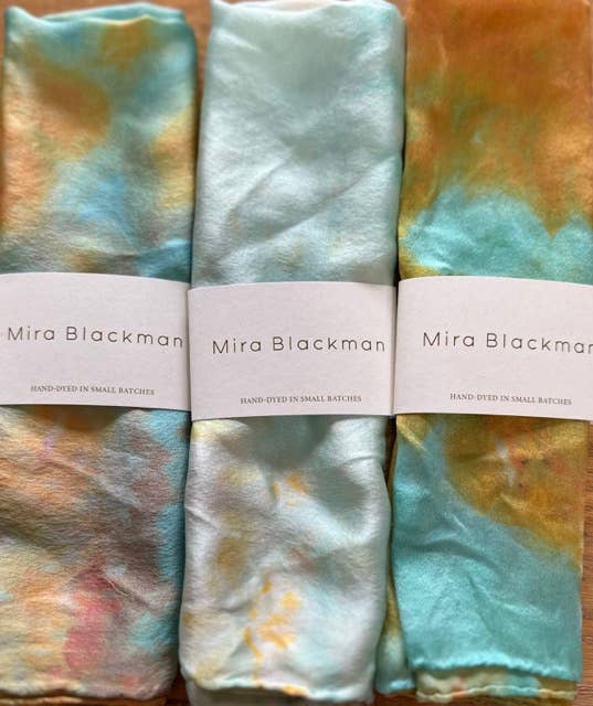 Mira Blackman Hand Dyed Silk Scarf