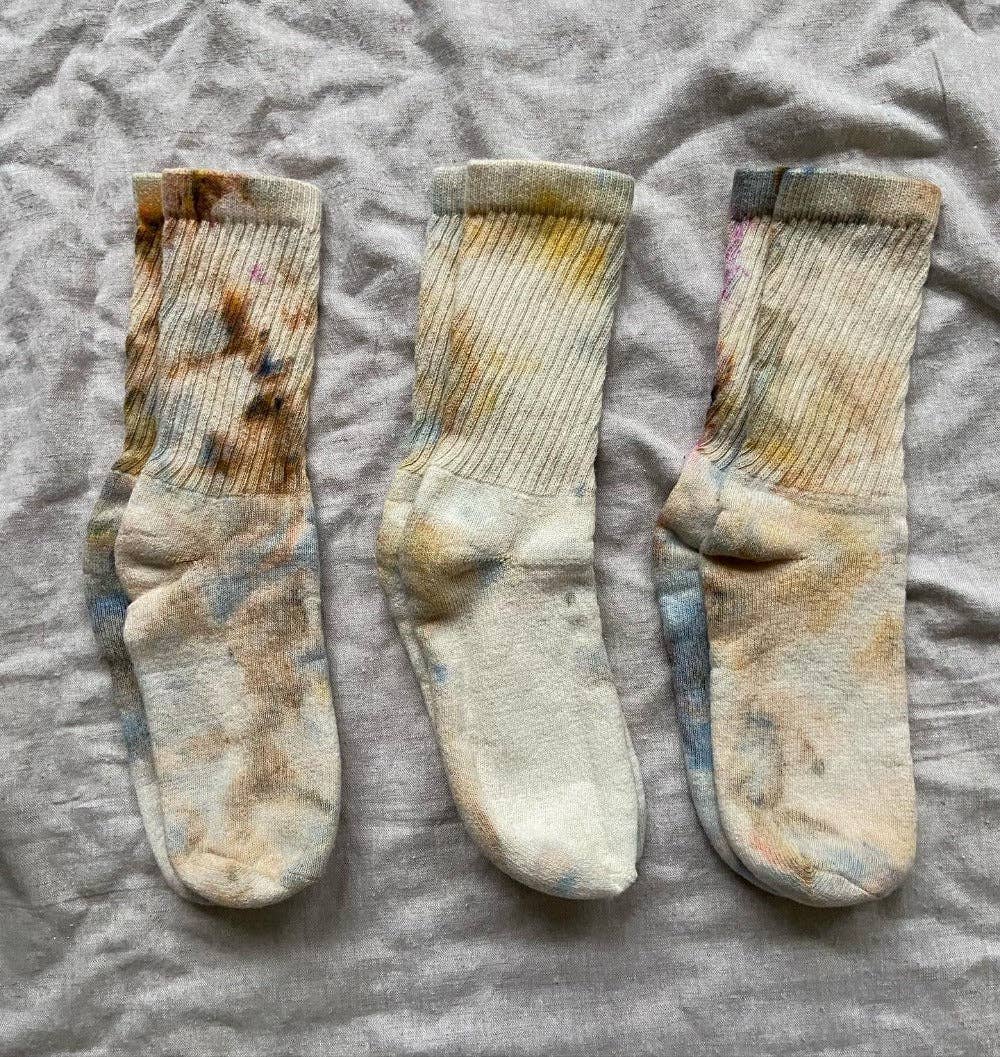 Mira Blackman Hand Dyed Organic Cotton Socks