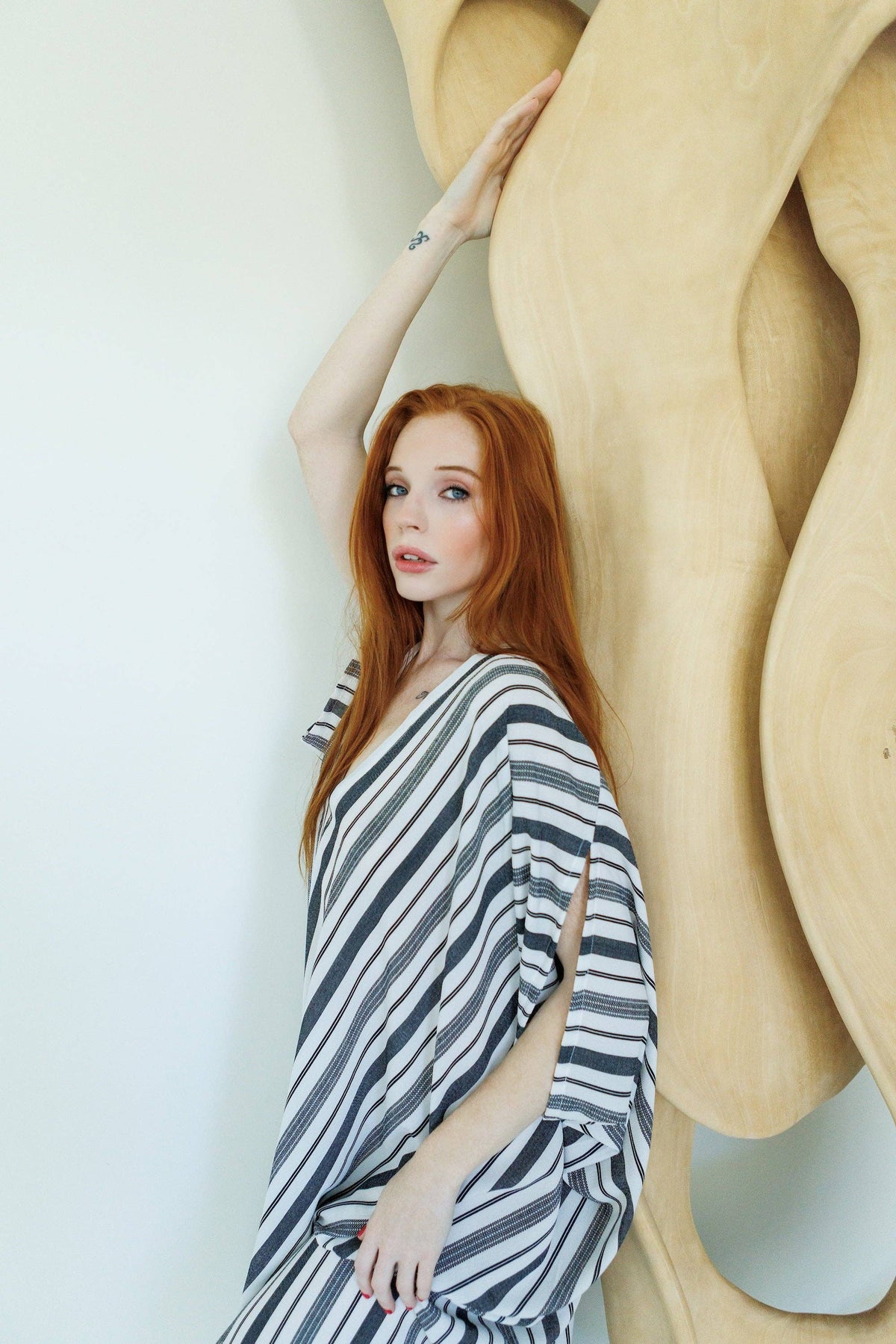 Jennafer Grace Cooper Stripe Kaftan