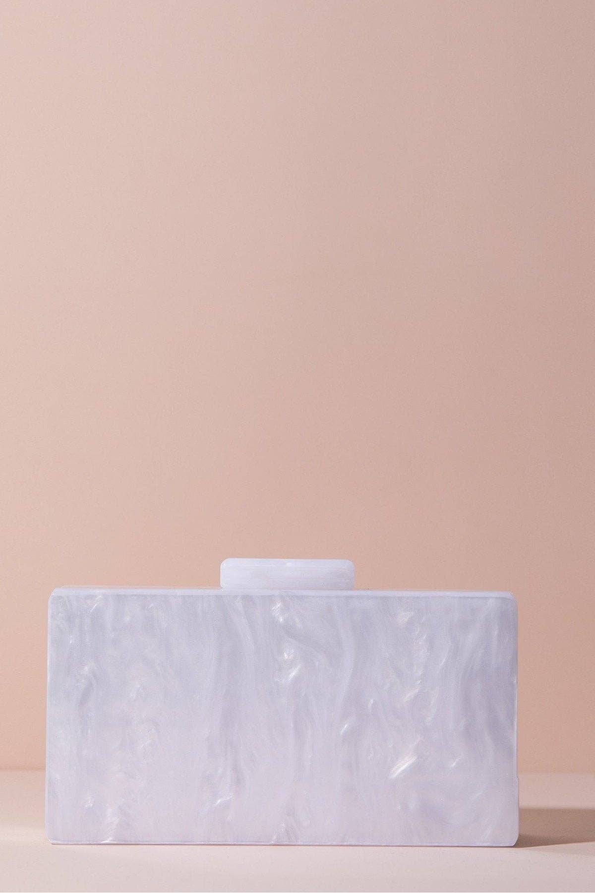 Bruna Mother-of-Pearl Clutch
