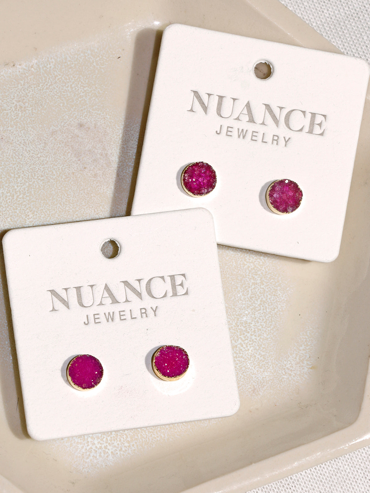 Nuance Round Druzy Studs (more colors!)