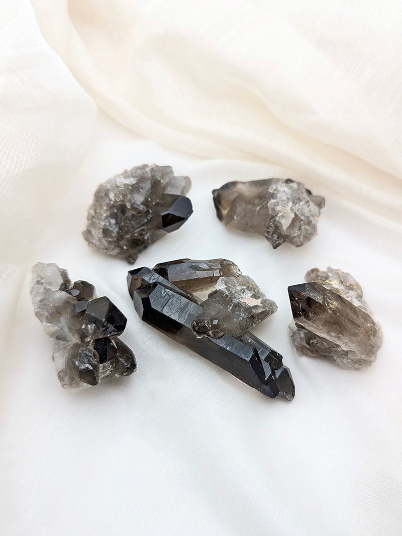 Witch's Way Smoky Quartz Crystal Cluster