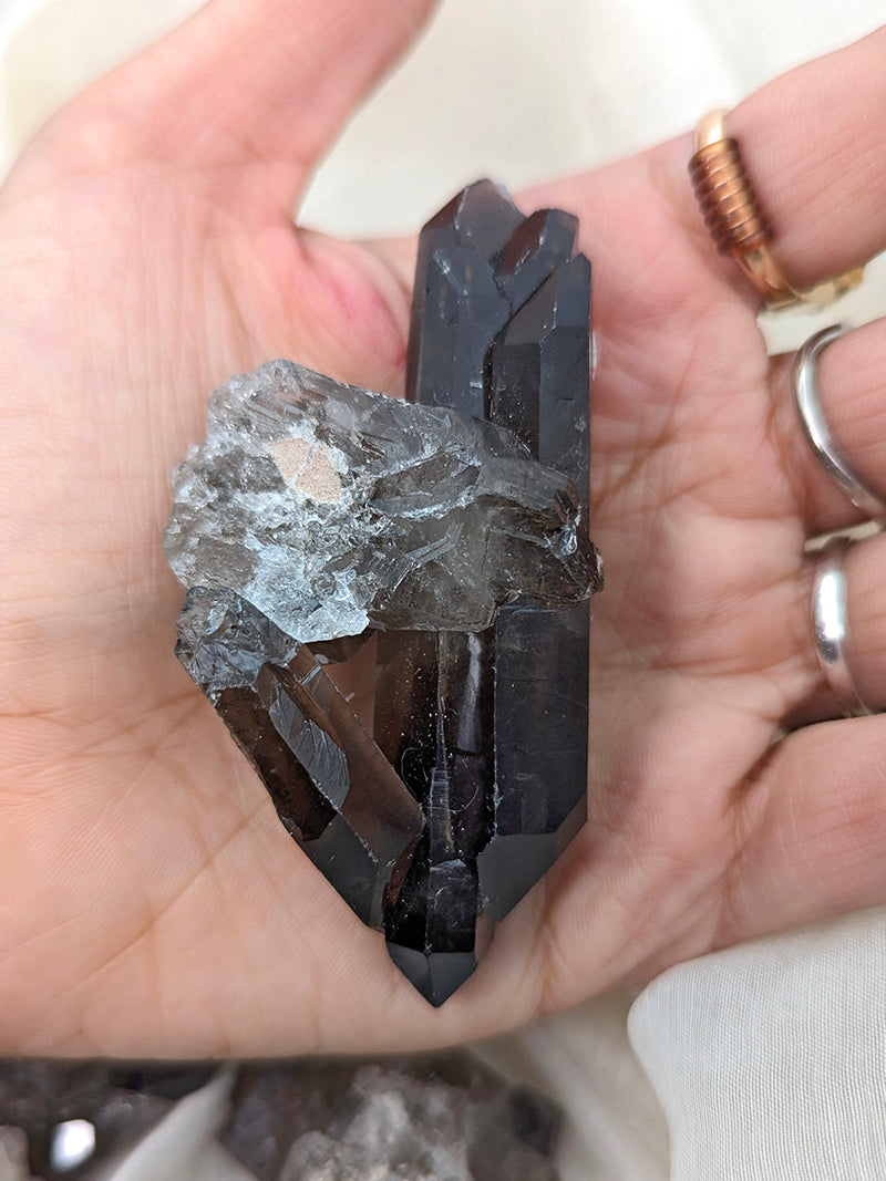 Witch's Way Smoky Quartz Crystal Cluster