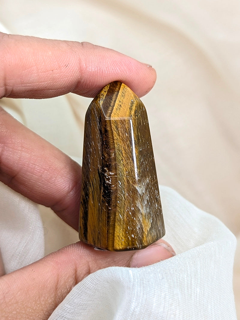 Witch's Way Tigers Eye Crystal Points