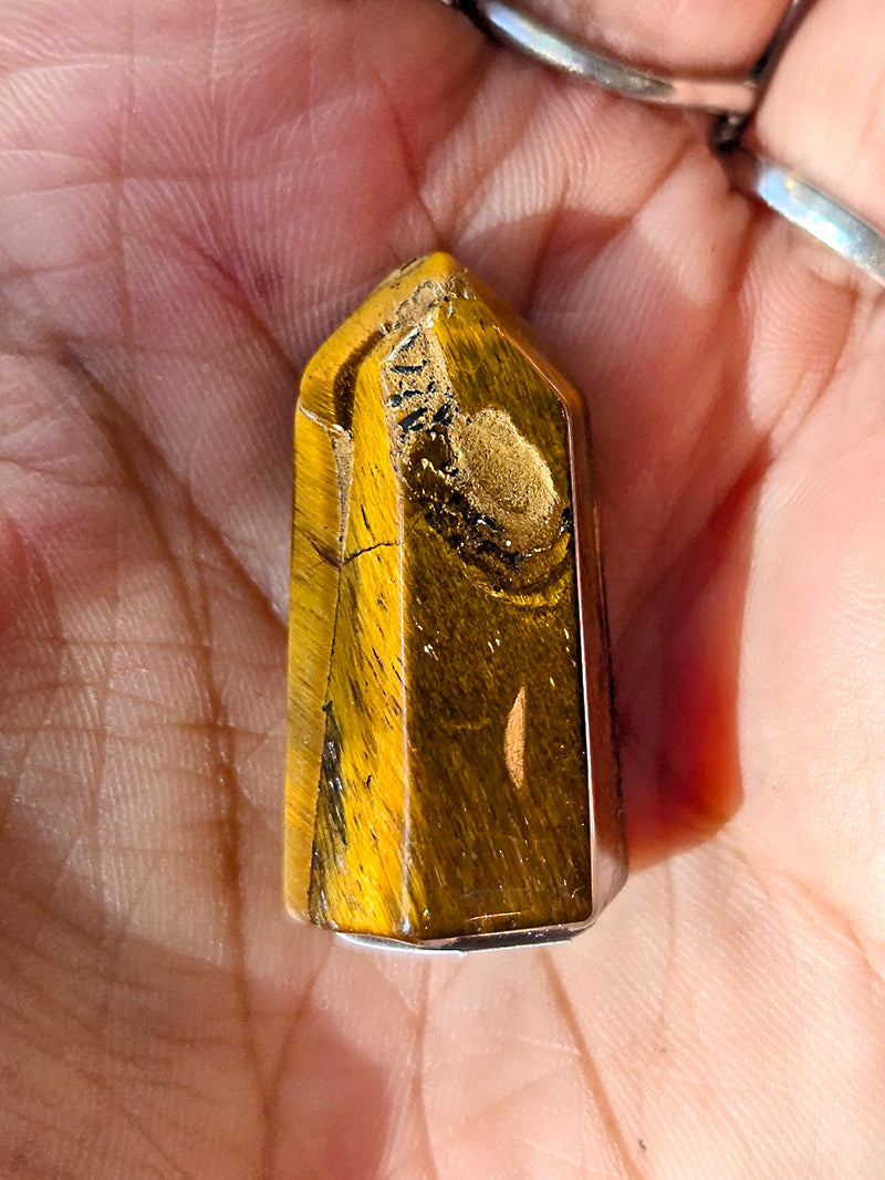 Witch's Way Tigers Eye Crystal Points