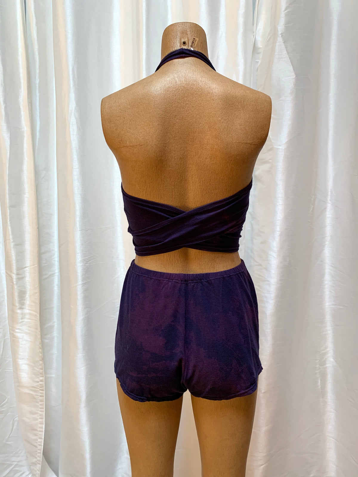 Bianca Rachele Dyed Wrap Set - Purple Haze