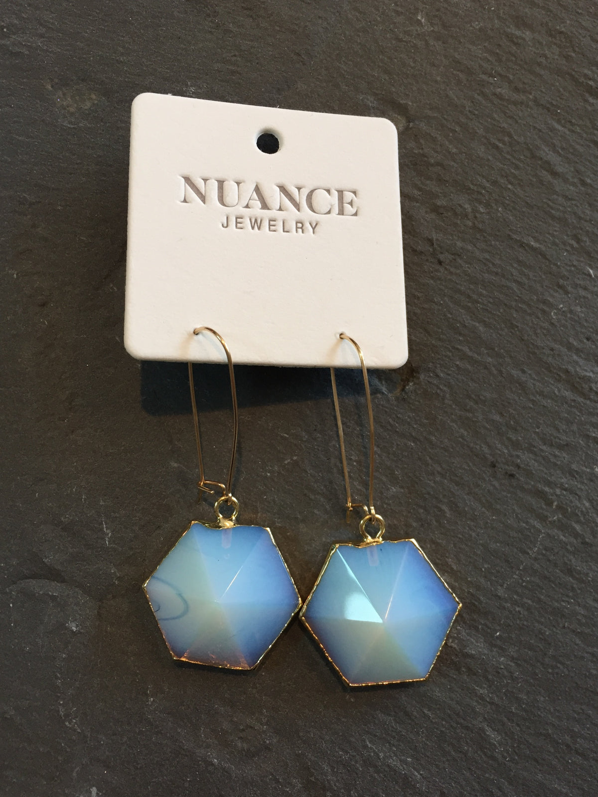 Nuance Hexagon Opal Drops