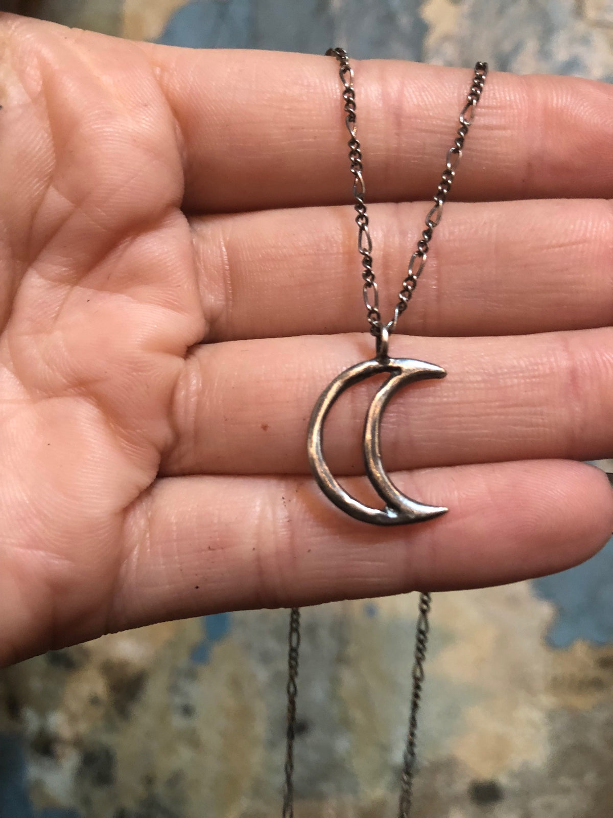 Hellhound Jewelry Luna Necklace in Silver